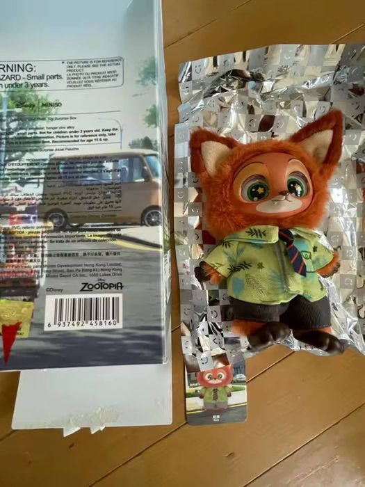 Игрушка / Брелок Zootopia / Зверополис / Зоотопия MINISO / Минисо