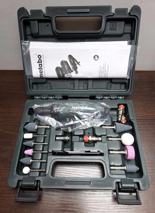 METABO DG 25 Set. Pneumatyczna szlifierka.
