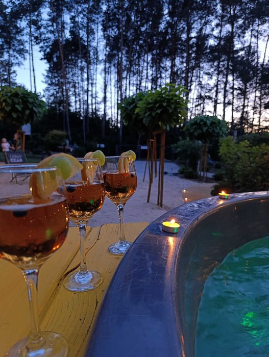 Domek całoroczny letniskowy zalew Chańcza,  Balia sauna URLOP