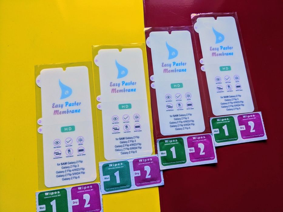 Гидрогелевая плёнка Samsung Flip 3 4 5 6, гидрогель samsung flip