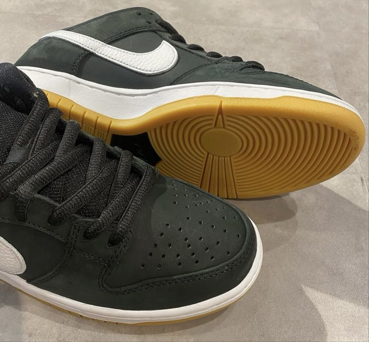 Nike Dunk Sb Black - White Gum, 37-44 Унісекс кросівки Найки