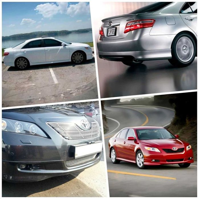 Накладка заднего бампера на Тойота Камри 40 юбка перед Toyota Camry 40