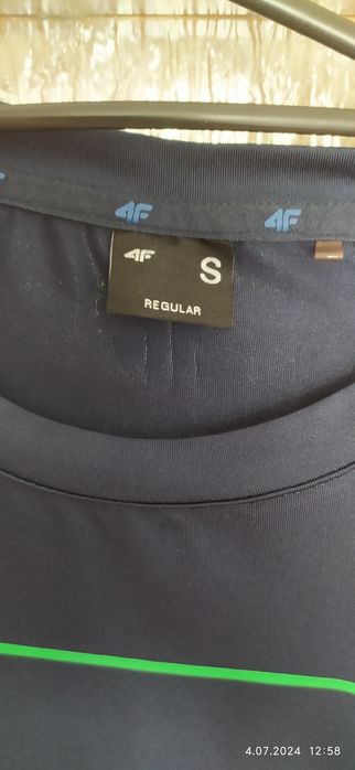 T - shirt granatowy z 4f