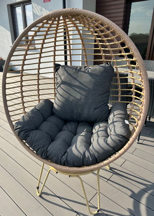 OKAZJA Fotel ogrodowy technorattan