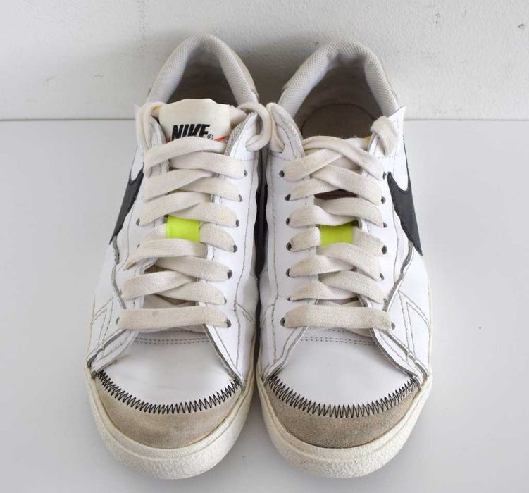 Sneakersy Nike Blazer Low '77 Jumbo męskie buty białe skórzane 45