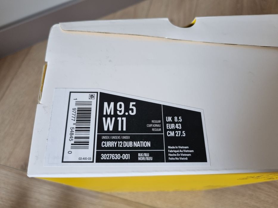 Buty do koszykówki Under Armour Curry 12 Dub Nation