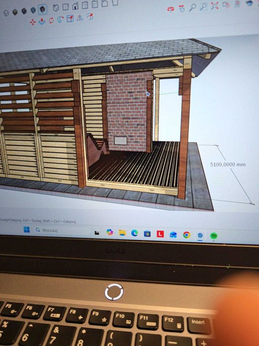 Usługi stolarskie – schody, meble, altany, wiaty | Projekty 3D
