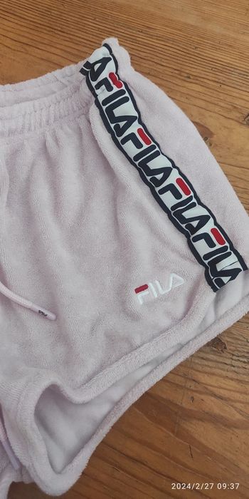 Spodenki szorty Fila pudrowy róż