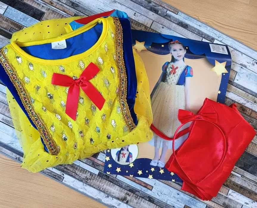 XL 134 przebranie na bal karnawał Śnieżka