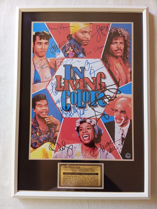 Moldura Série In Living Color com Autógrafos (A4)