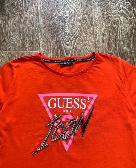 Жіноча футболка світшот худі лонгслів Guess розмір М