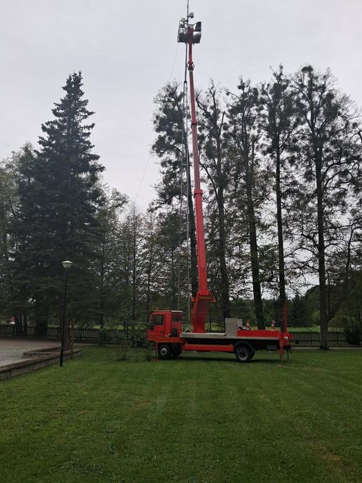 Podnośnik koszowy wynajem 18m 21m 27m 35m 42m 44m Starogard Gdański