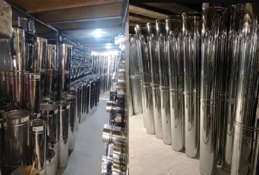 Дымоход! Димохід з нержавійки! Труби сендвіч! Димар! Оптовий склад!