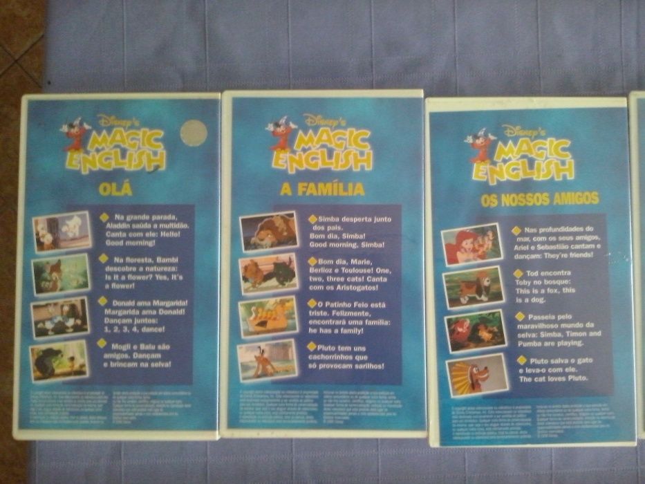 colecção, cassete video vhs MAGIC ENGLISH