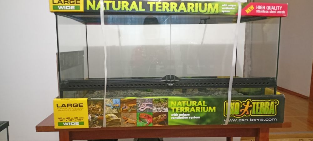 Тераріум Exo Terra Large Wide 90х45х45 см. Суперовий стан! Виставковий