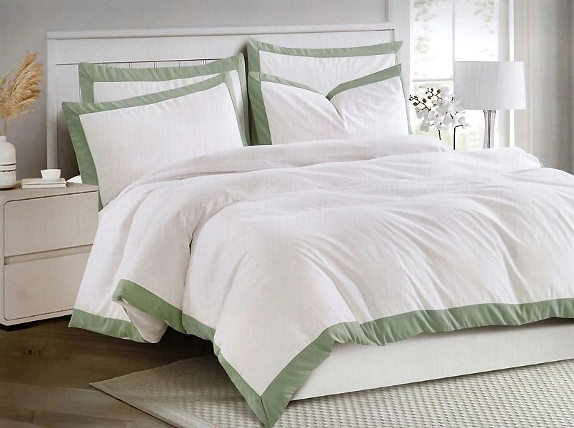 Pościel 200x220 Satyna Bawełniana Komplet 3 części Hampton Fausto