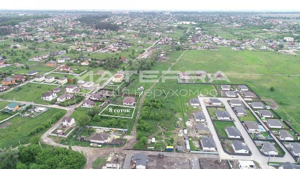 Тарасівка Продаж ділянки 8+2 сотки, 13 кВт, скважина, фундамент