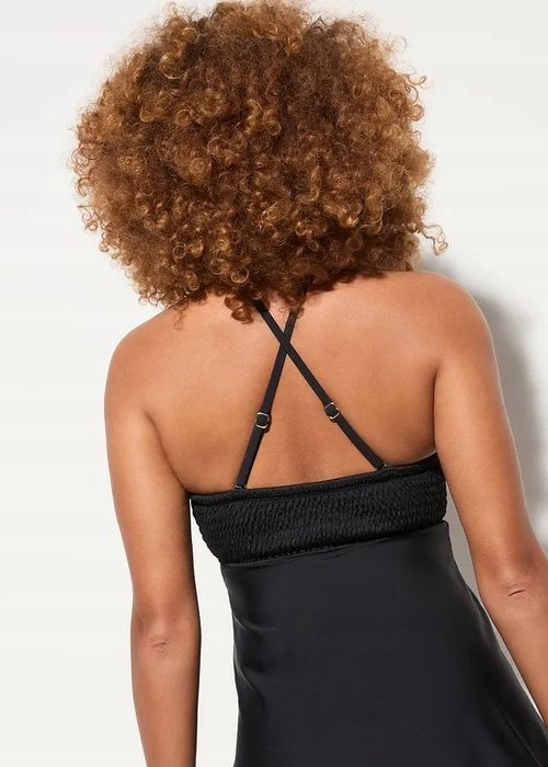 B.P.C czarne tankini z marszczeniem ^42