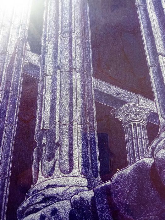 Quadro original templo Évora