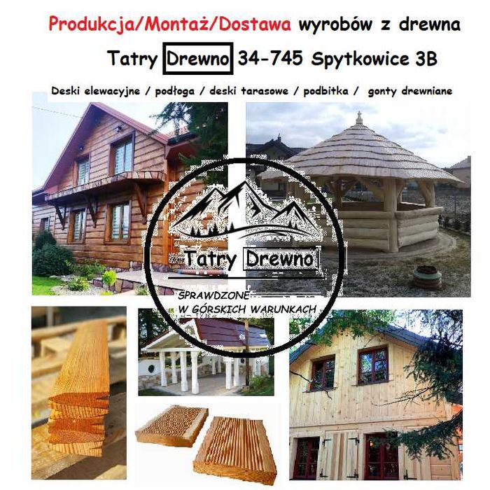 GONT DREWNIANY ŁUPANY modrzewiowe świerkowe gonty drewniane - DOSTAWA