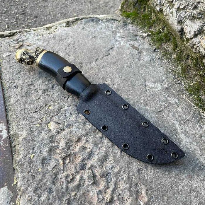 Ніж ГЕТЬМАН СІРКО KN4/2 с чехлом + мусат Нож на подарок с травлением