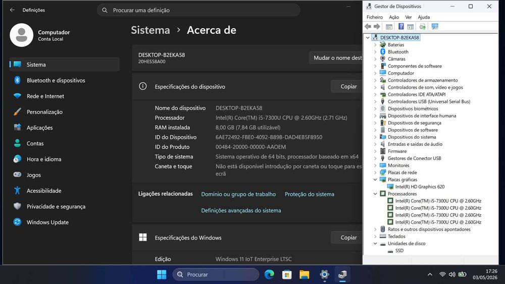 Portatil Lenovo ThinkPad T470