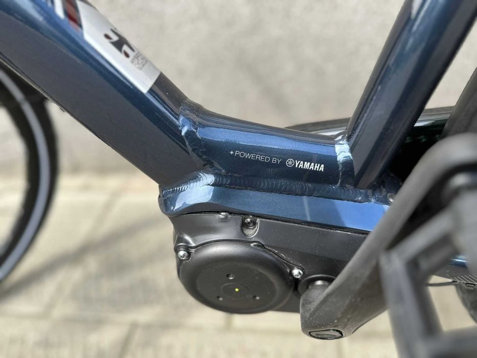 Rower elektryczny miejski Giant Entour E+ Blue Antracyt Bateria 500Wh