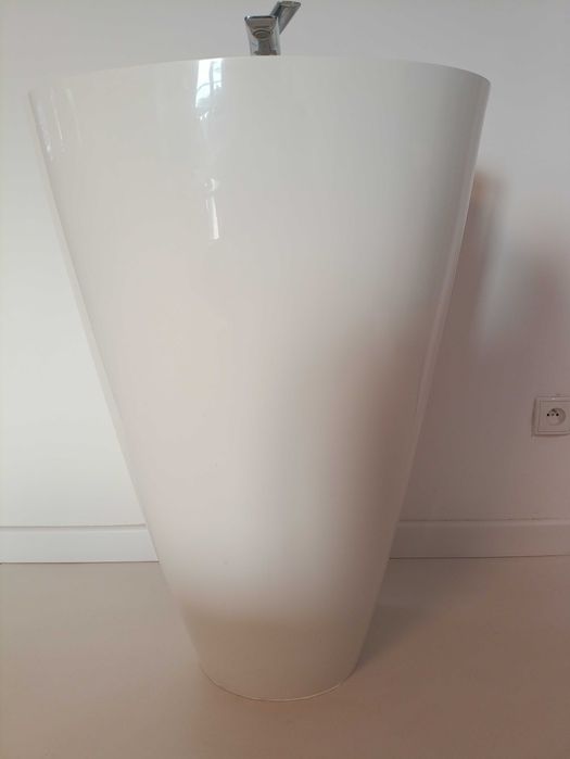 Umywalka wolnostojąca tuba Omnires SIENA UW 55x43x85 cm + bateria