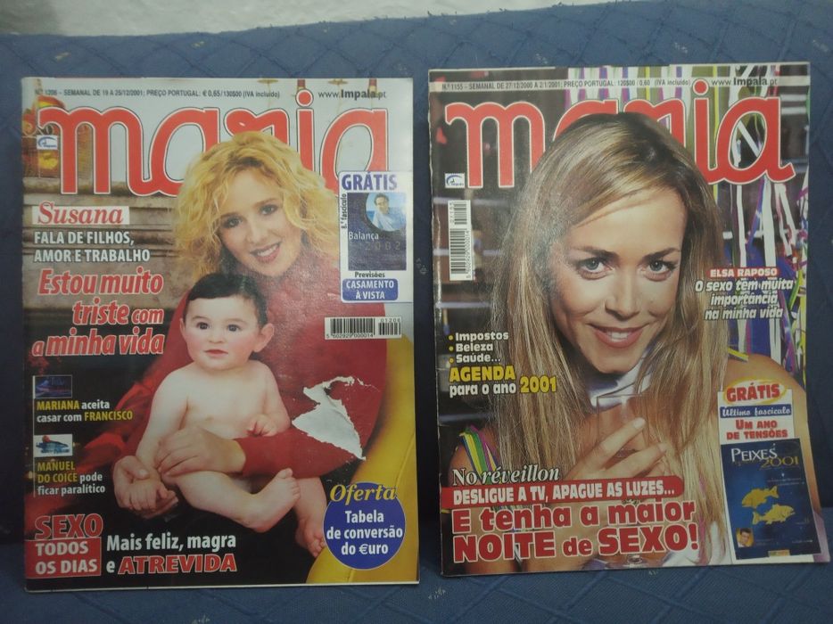 16 Revistas MARIA, anos 2000