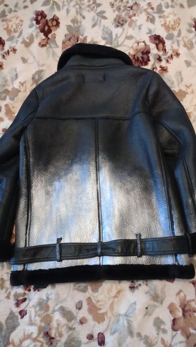 Дублёнка косуха авиатор Zara