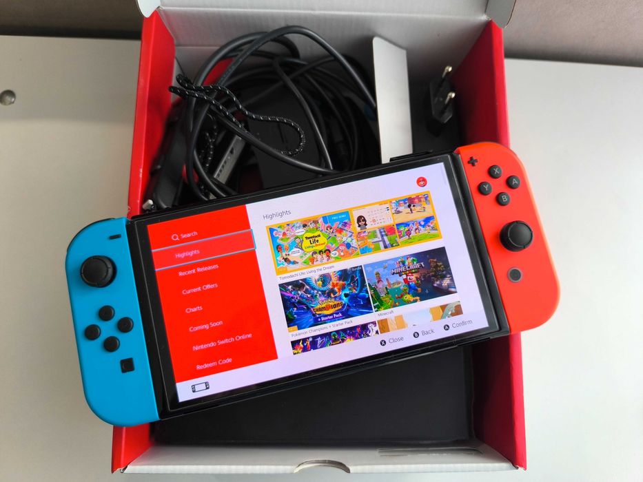 Aktualne konsola Nintendo Switch OLED stan idealny