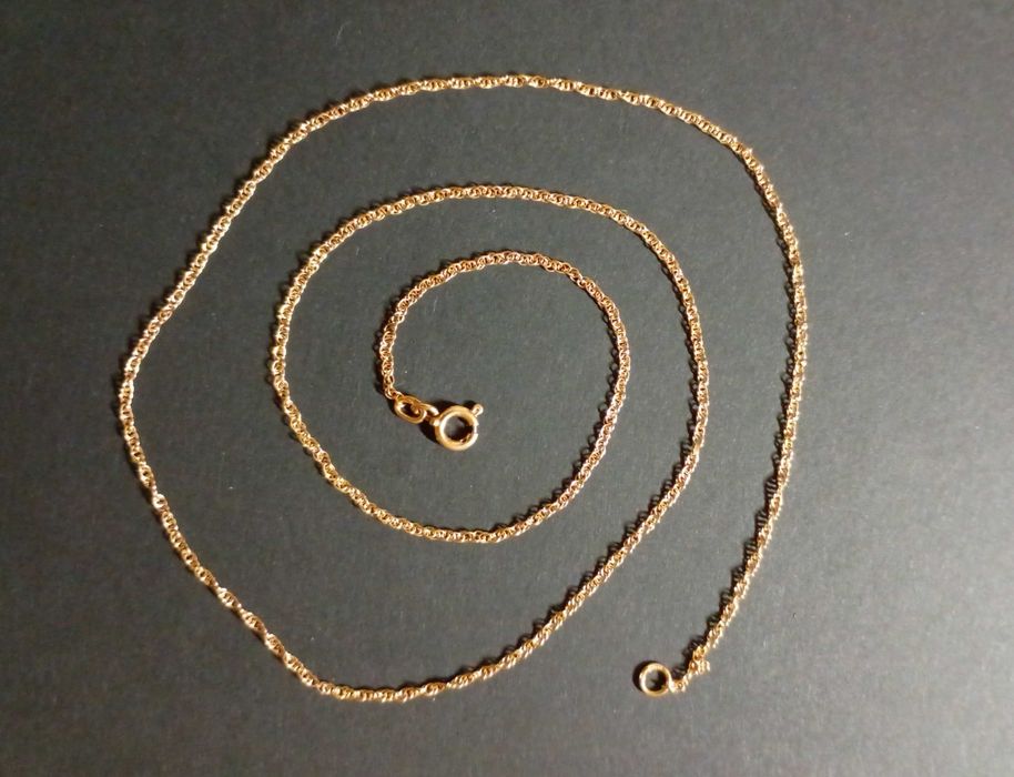 Złoty łańcuszek pr. 583, dł. 55 cm