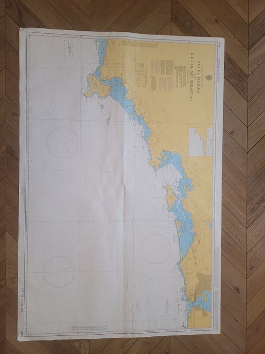 Mapa morska Admiralicja Brytyjska. Nr 3970 Rio de Janeiro to Jlha ..
