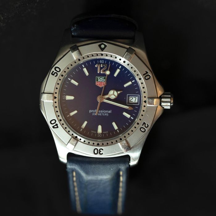 TAG Heuer 2000 Professional 200m – Mostrador Azul – Clássico Vintage