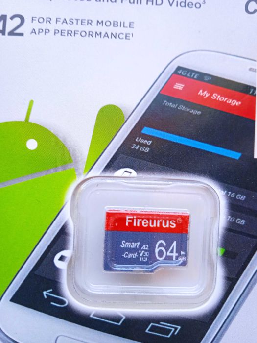 micro SD Smart V30 Class 10 64GB 129MB/sec