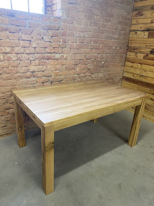 Stół dębowy z dostawkami 140cm+(2x40cm)x90x80