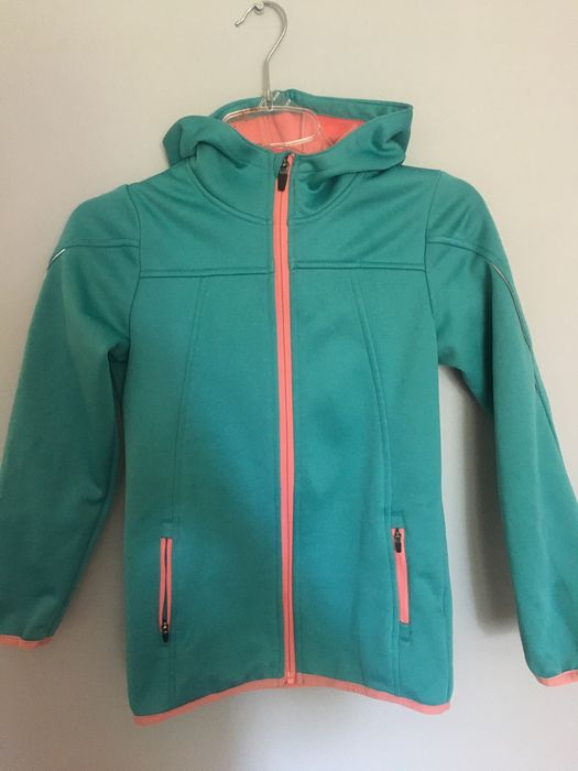 Bluza dziewczęca z kapturem rozpinana