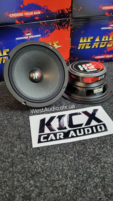 16см Оригінальні Kicx HeadShot M65/динаміки в авто/колонки/350Вт