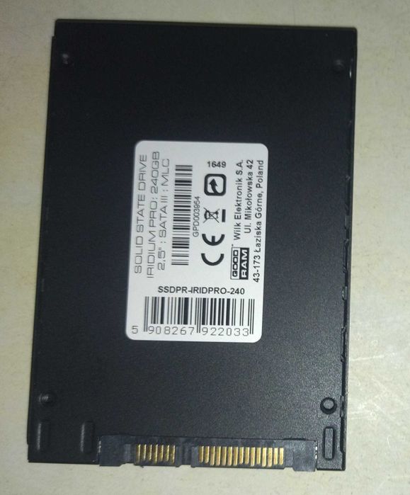 SSD диск Goodram Iridium Pro 240GB 2.5" SATAIII MLC