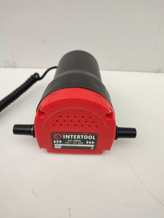 Насос вакуумный 12В для откачки масла и диз.топлива INTERTOOL AC- 0006