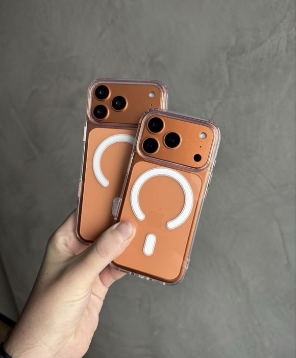  Чохол на Айфон прозорий з MagSafe чехол на iPhone. Всі моделі