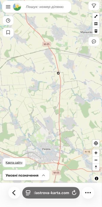 Земельна ділянка по трассі Київ-Одеса