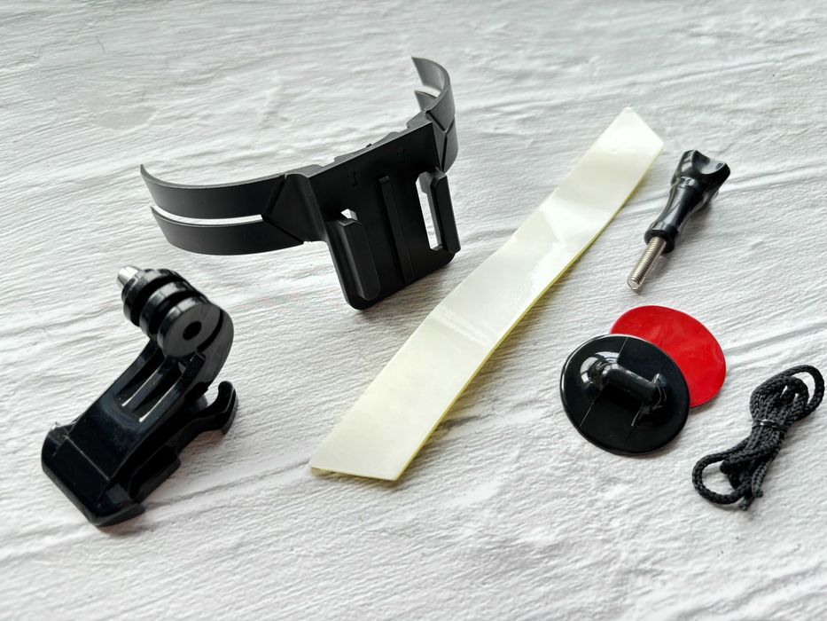 Кріплення на шолом для GoPro / Крепление GoPro на мото шлем на липучке