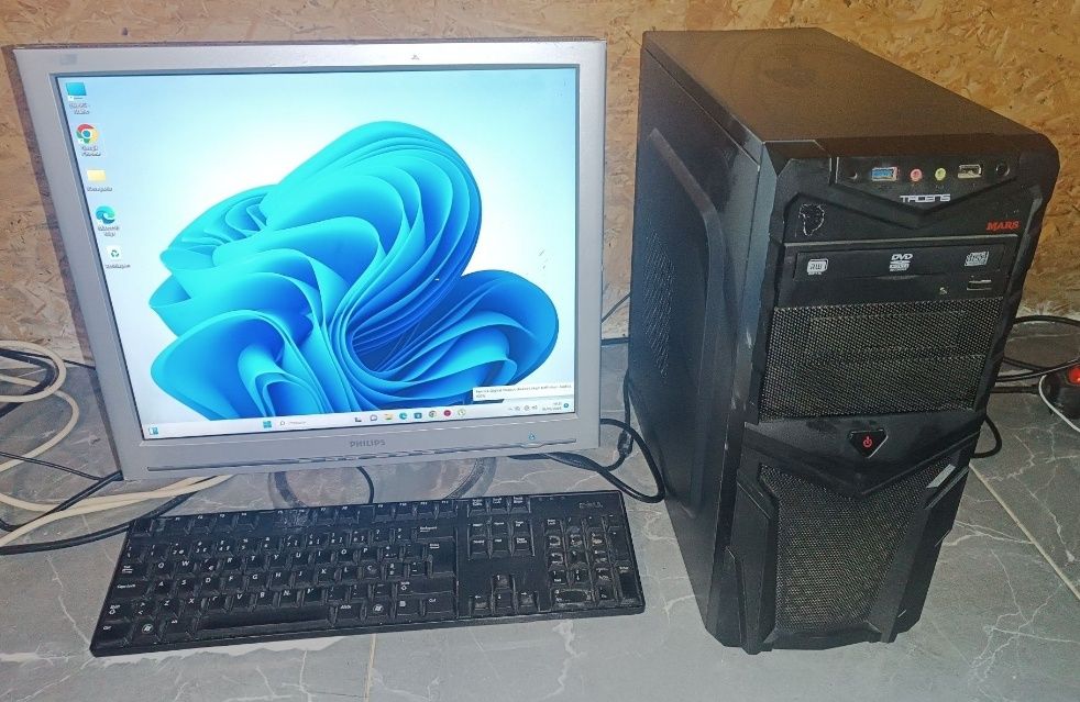 PC gaming completo rato teclado monitor