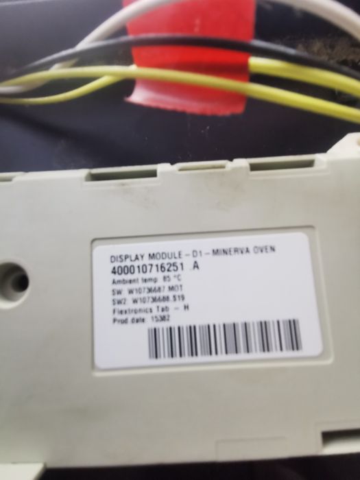 Wyświetlacz piekarnika whirlpool