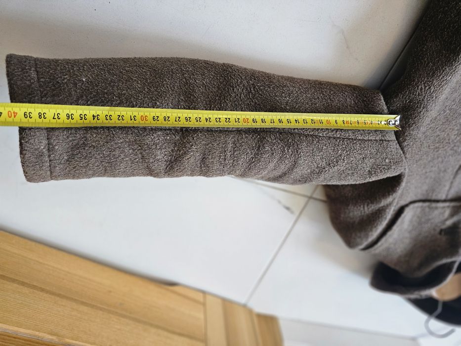Wool duffle coat burdysówka płaszcz prochowiec wełniany greenfields en
