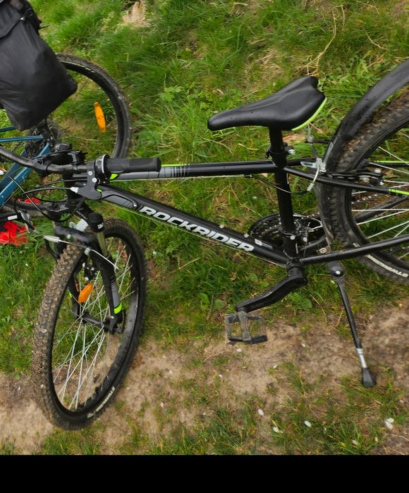 Btwin Rower Górski Mtb Rockrider St 500 24 Dla Dzieci Czarny