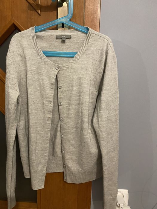 sweter sweterek kardigan szary