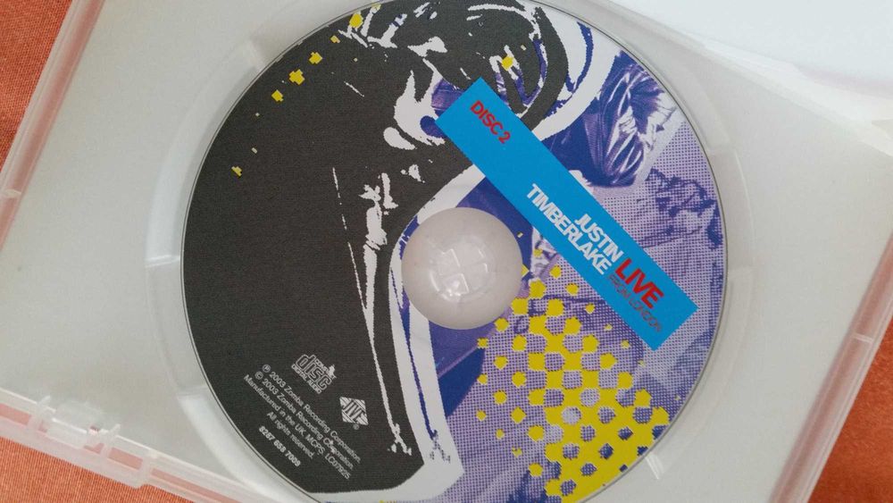 JUSTIN TIMBERLAKE - Live From London (2003 Zomba) dvd + cd