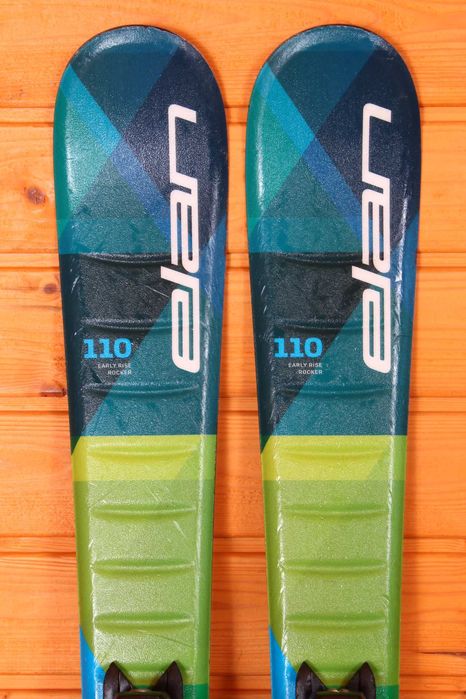 Narty dziecięce Elan Maxx 110 cm + Elan 4.5, Rocker, U-Flex, Grip Walk !!!